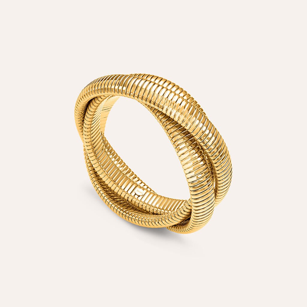 Bracciale Tubogas Radiance Acciaio Dorato