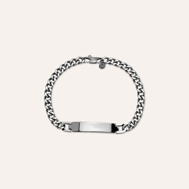 Bracciale Con Targhetta Man Code Acciaio