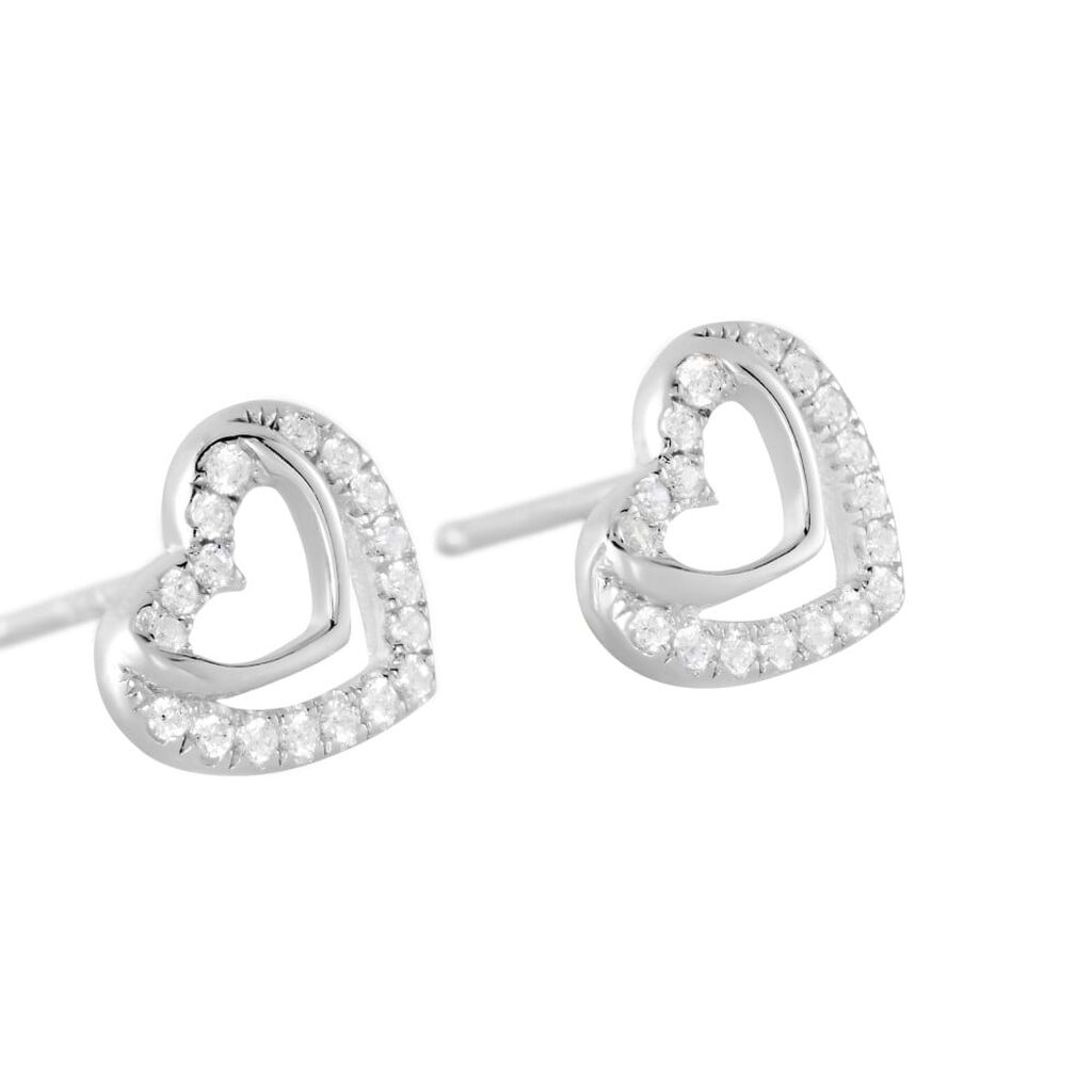 Orecchini Lobo Silver Moments Argento Rodiato Cubic Zirconia - Orecchini a Lobo Donna | Stroili