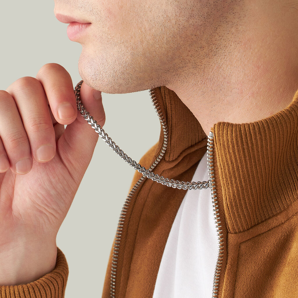 Catena Man Code Acciaio - Collane Catena Unisex | Stroili