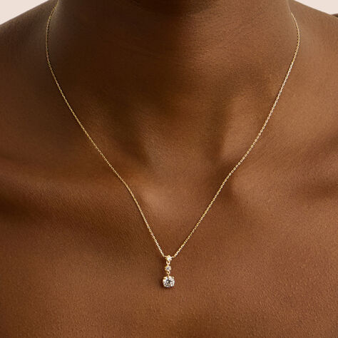 Collana Claire Oro Giallo Cubic Zirconia - Collane Donna | Stroili