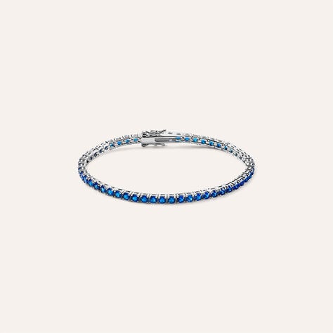 Bracciale Tennis Silver Rainbow Argento Rodiato Cubic Zirconia - Bracciali Tennis Donna | Stroili
