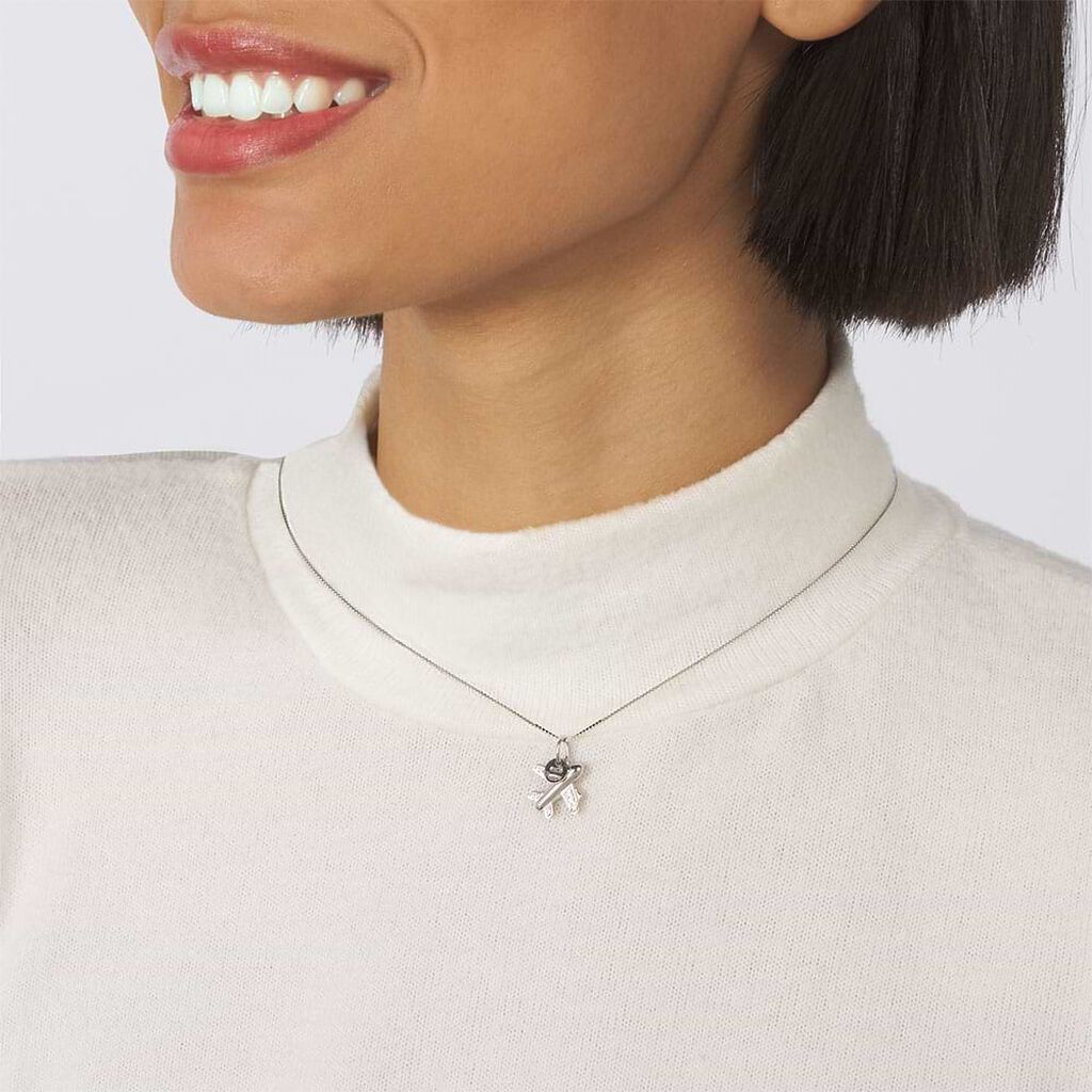 Pendente Love Beats Argento Rodiato Cubic Zirconia - Ciondoli Donna | Stroili