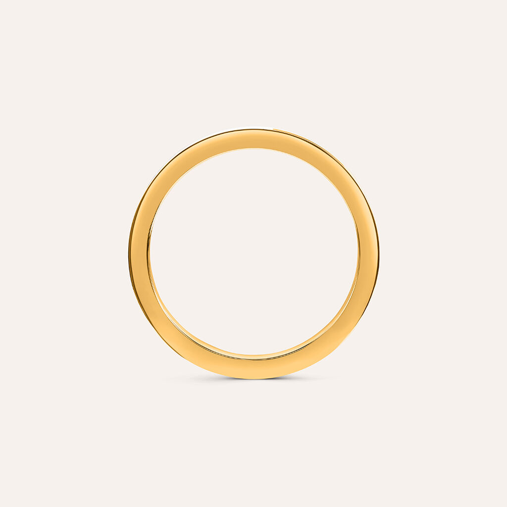 Anello Semi-eternity Lady Sweet Acciaio Dorato Cristallo - Anelli con Pietre Donna | Stroili