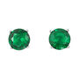 Orecchini Lobo Punto Luce Silver Rainbow Argento Rodiato Cubic Zirconia