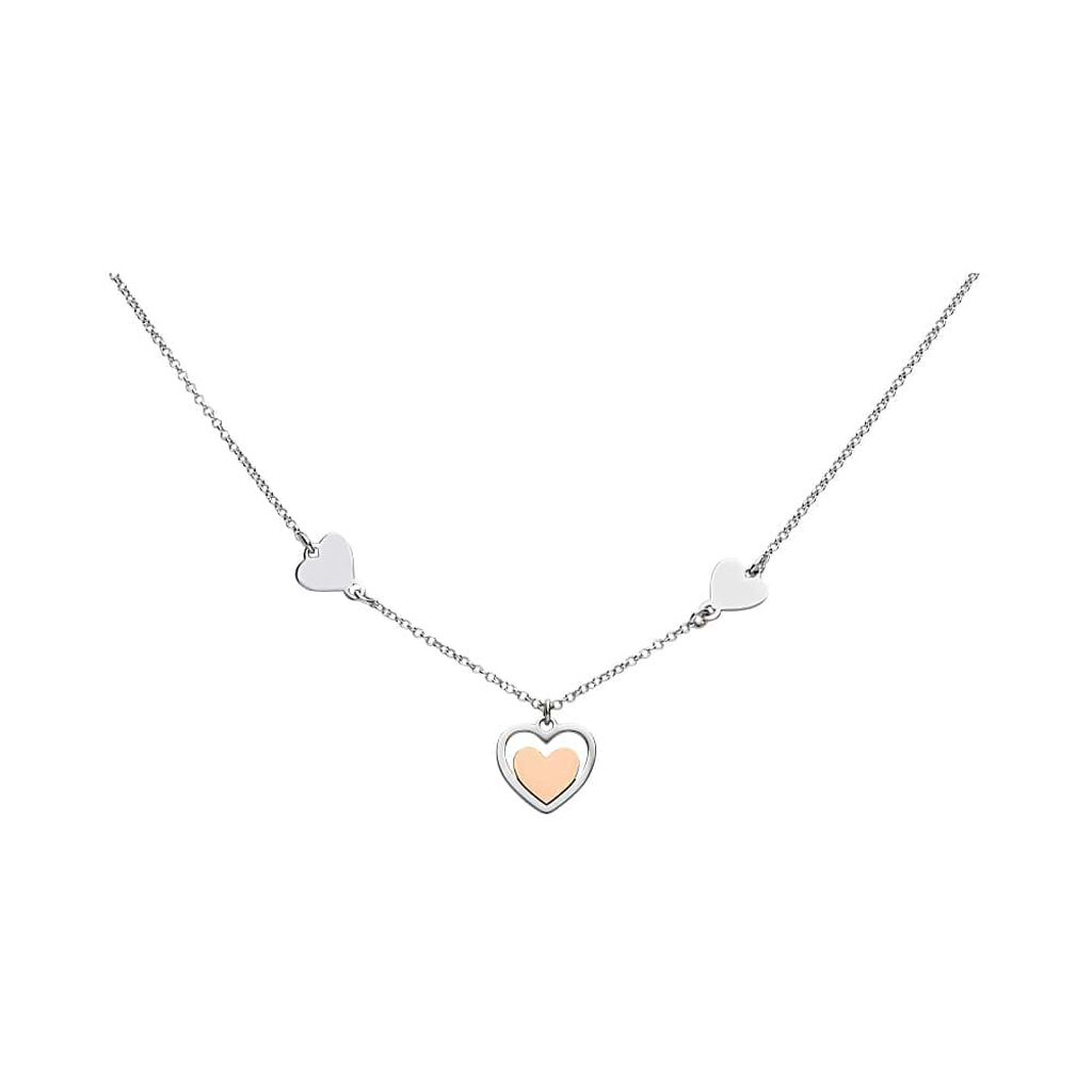 Collana Silver Collection Argento Bicolore Bianco / Rosa - Collane Donna | Stroili