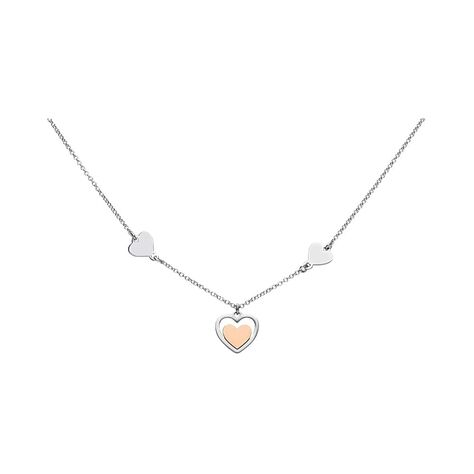 Collana Silver Collection Argento Bicolore Bianco / Rosa - Collane Choker Donna | Stroili