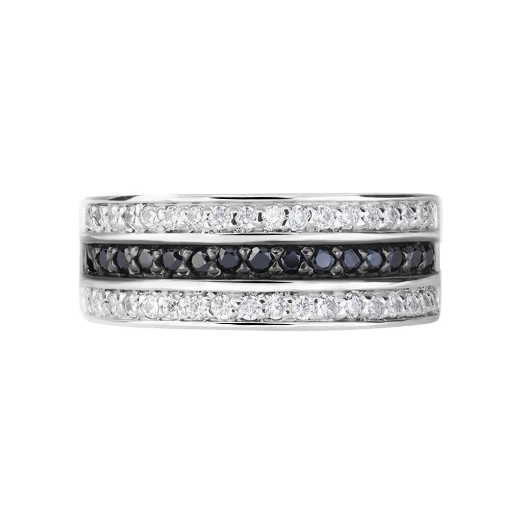 Anello Fascia Silver Shine Argento Rodiato Cubic Zirconia - Anelli con Pietre Donna | Stroili