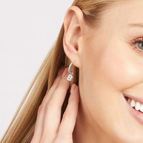 Mono Orecchino A Cerchio Silver Moments Argento Rodiato Cubic Zirconia - Mono Orecchino Donna | Stroili