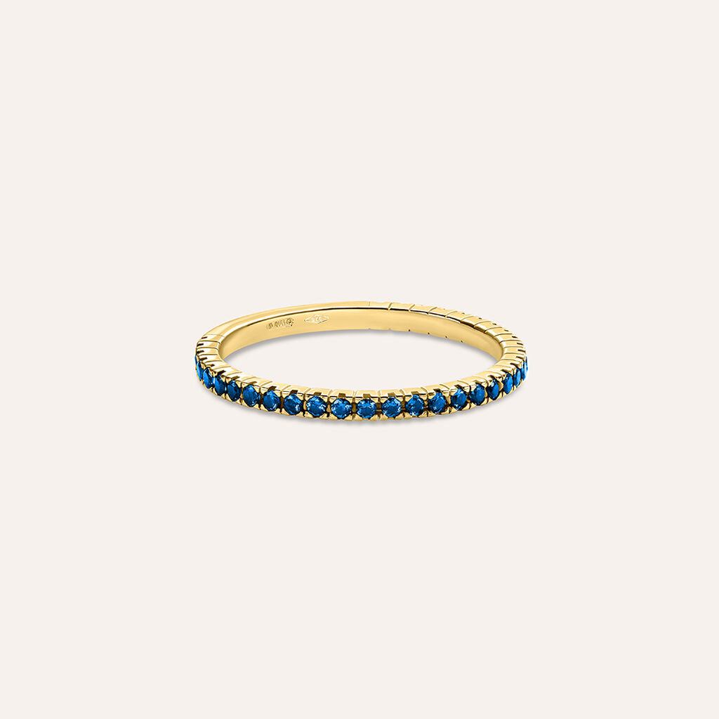 Anello Eternity Claire Oro Giallo Cubic Zirconia - Anelli Eternity Donna | Stroili