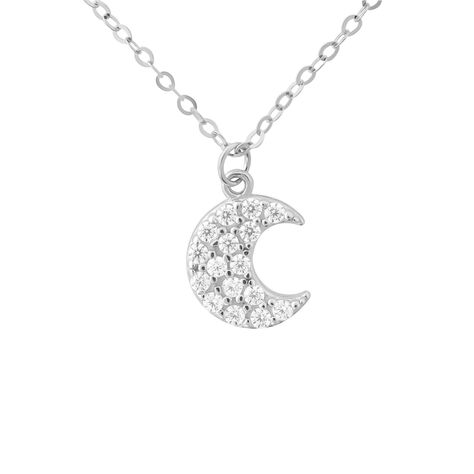 Collana Claire Oro Bianco Cubic Zirconia - Collane Donna | Stroili