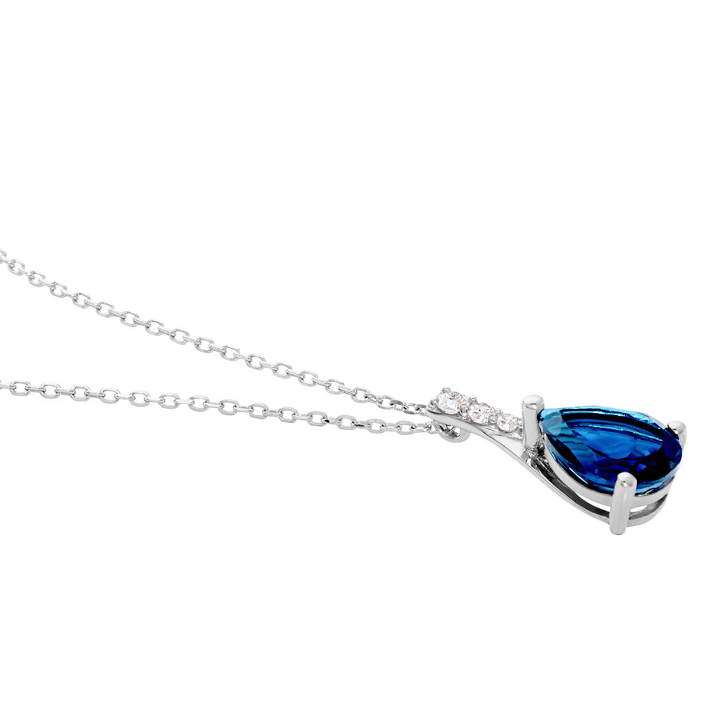 Collana Punto Luce Amélie Oro Bianco Topazio Cubic Zirconia - Collane Punto Luce Donna | Stroili