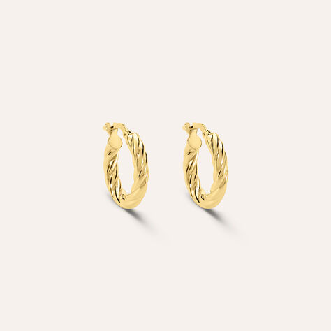 Orecchini A Cerchio Toujours Oro Giallo - Orecchini a Cerchio Donna | Stroili
