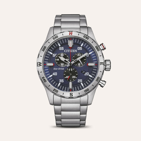 Orologio Eco Drive Citizen Ore Felici At2520-89l - Orologi Cronografo Uomo | Stroili