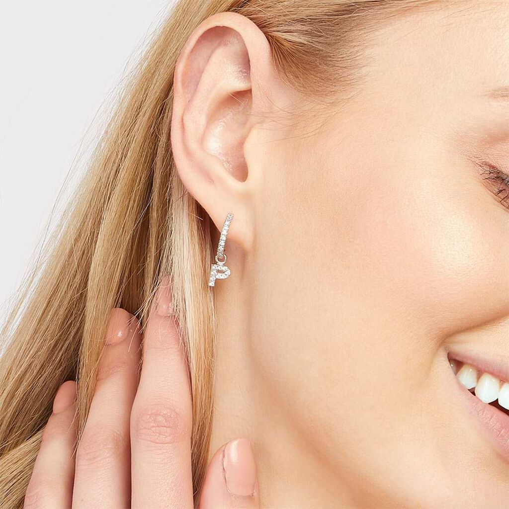 Mono Orecchino A Cerchio Silver Moments Argento Rodiato Cubic Zirconia - Mono Orecchino Donna | Stroili