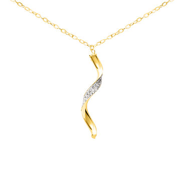 Collana Crystal Gold Oro Giallo Cristallo