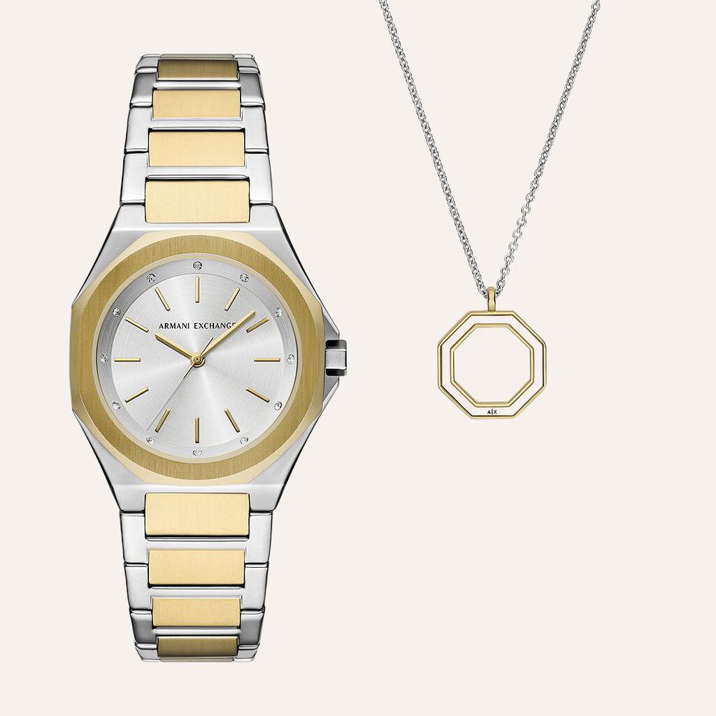 Set Orologio Al Quarzo Armani Exchange Ax7161set