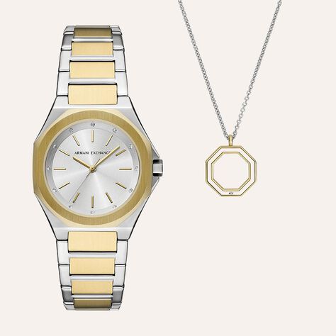 Set Orologio Al Quarzo Armani Exchange Ax7161set - Orologi solo Tempo Donna | Stroili