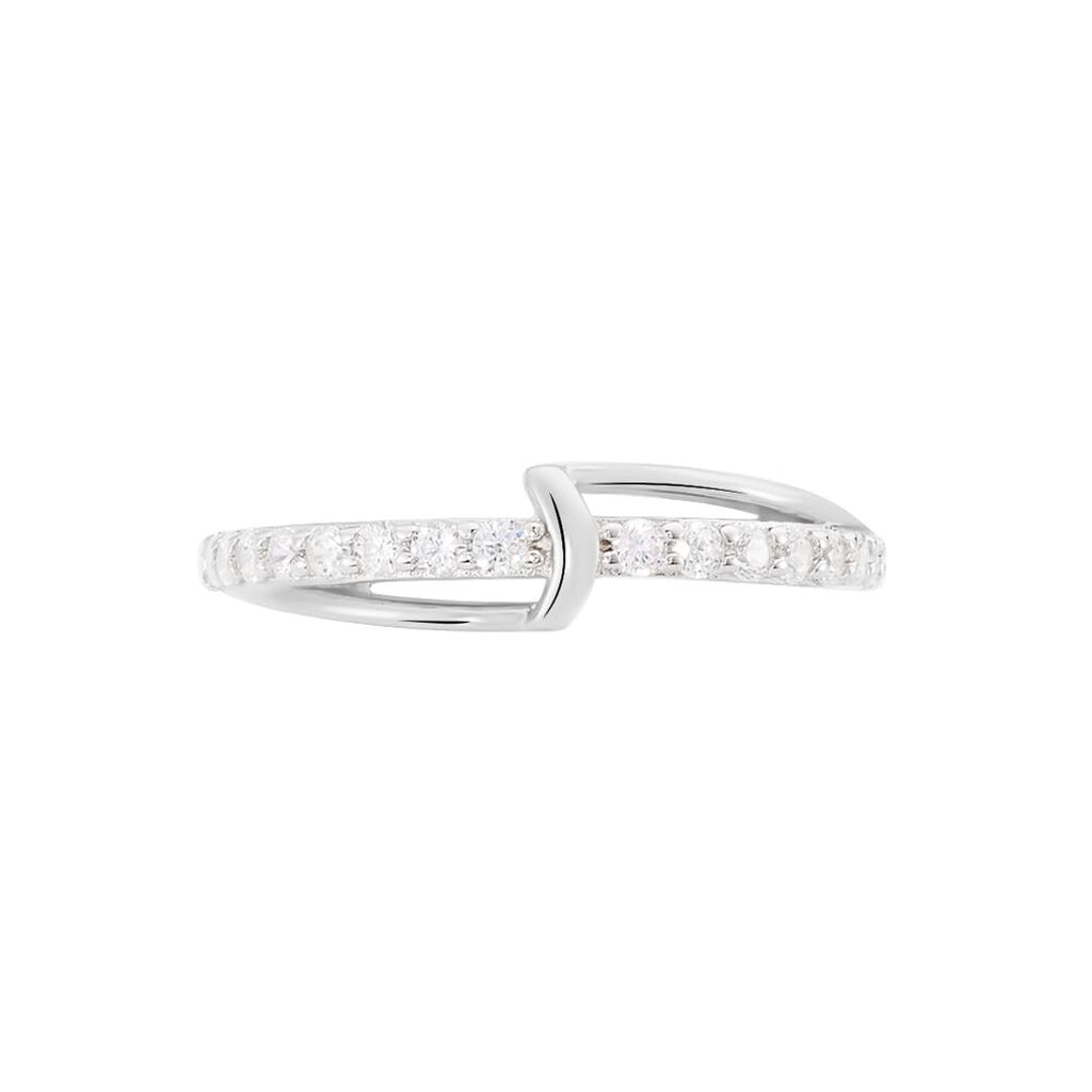 Anello Fantasia Silver Shine Argento Rodiato Cubic Zirconia - Anelli con Pietre Donna | Stroili