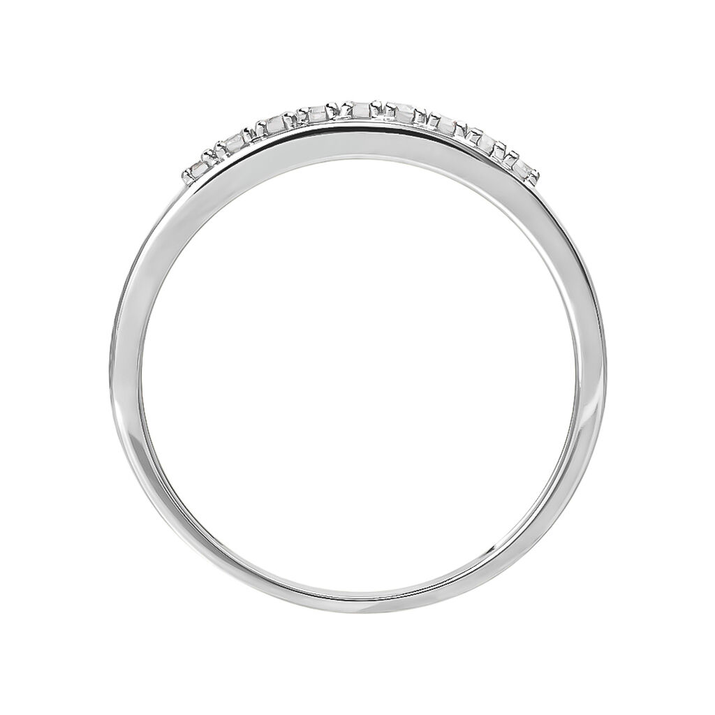 Anello Riviere Firmamenti Oro Bianco Diamante - Anelli Riviere Donna | Stroili