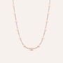 Collana Romantic Shine Ottone Rosa Cristallo