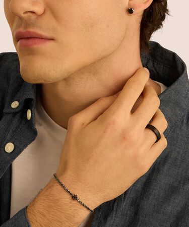 Bracciale Tennis Man Code Acciaio Cubic Zirconia