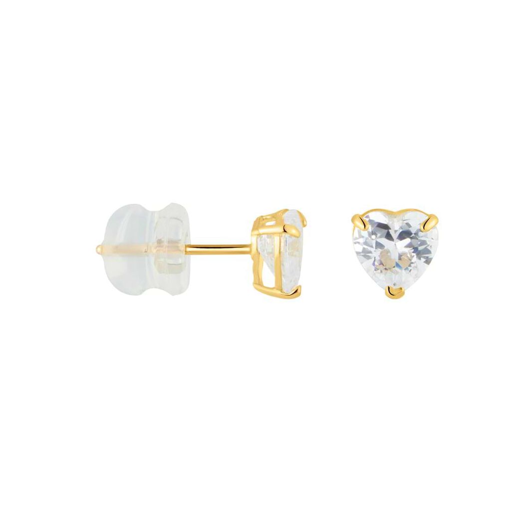 Orecchini Lobo Punto Luce Bon Ton Oro Giallo Cubic Zirconia - Orecchini a Lobo Donna | Stroili
