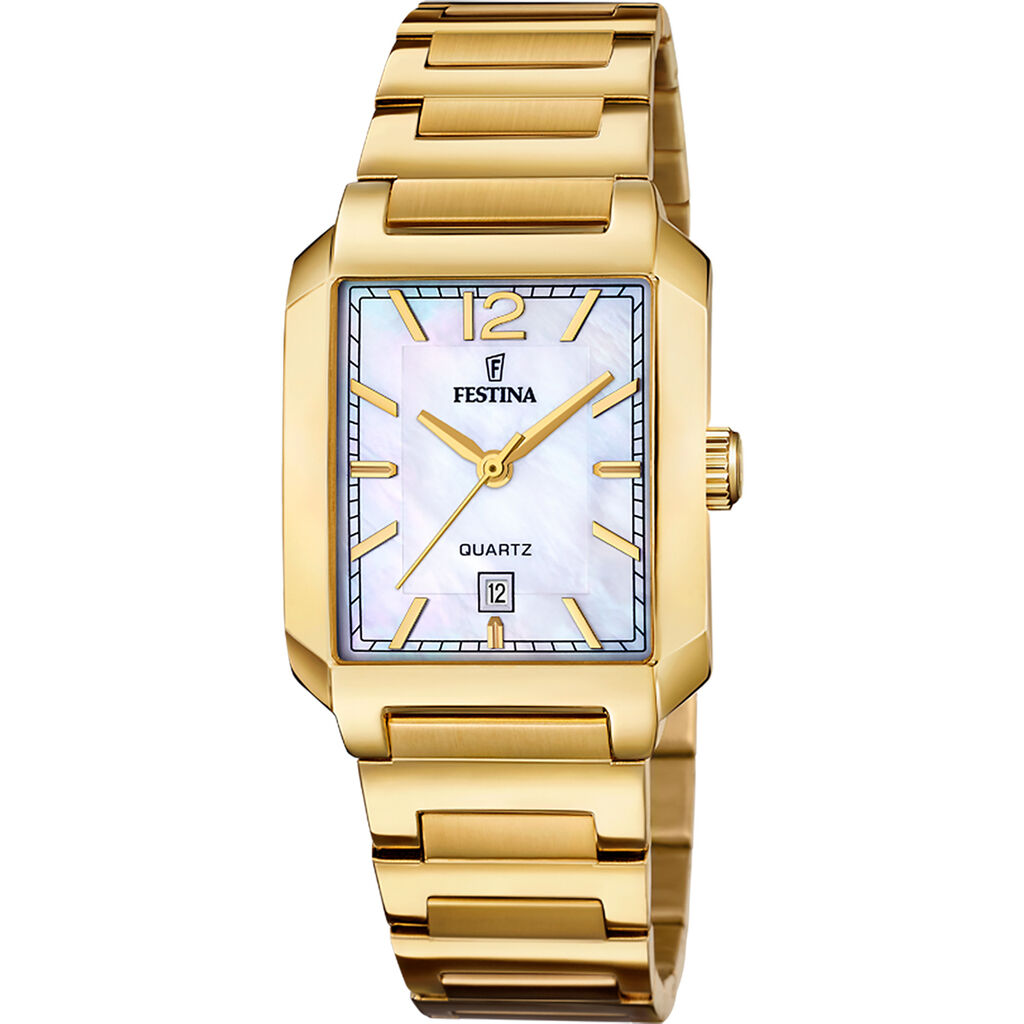 Orologio Al Quarzo Festina On The Square F20680/2 - Orologi con Datario Donna | Stroili