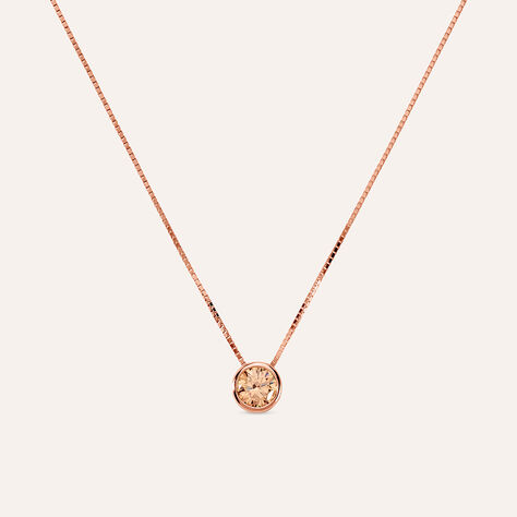 Collana Punto Luce Silver Rainbow Argento Rosa Cubic Zirconia - Collane Punto Luce Donna | Stroili