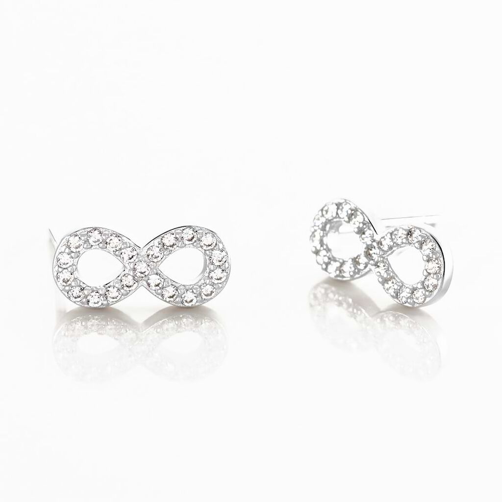 Orecchini Lobo Silver Moments Argento Rodiato Cubic Zirconia - Orecchini a Lobo Donna | Stroili