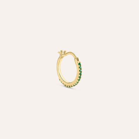 Mono Orecchino A Cerchio Claire Oro Giallo Cubic Zirconia - Mono Orecchino Donna | Stroili