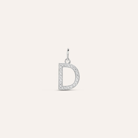 Pendente Poème Oro Bianco Cubic Zirconia - Ciondoli Donna | Stroili