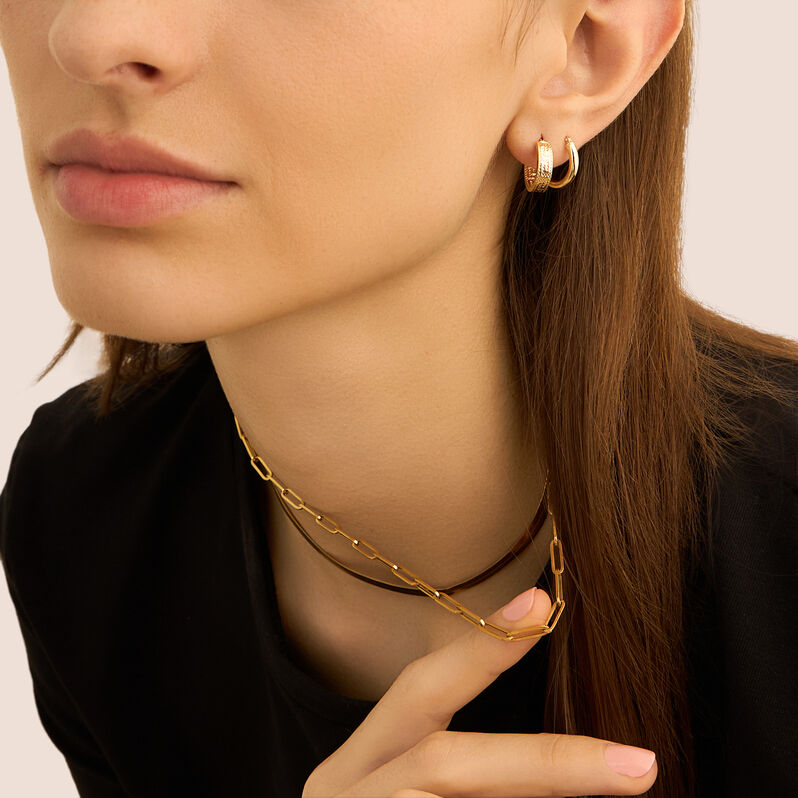 Orecchini A Cerchio Toujours Oro Giallo - Orecchini a Cerchio Donna | Stroili