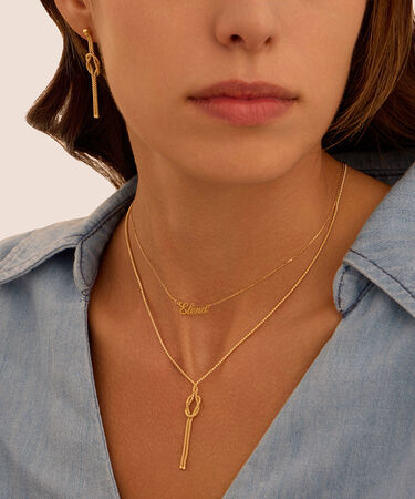 Collana Nodo Isabelle Oro Giallo