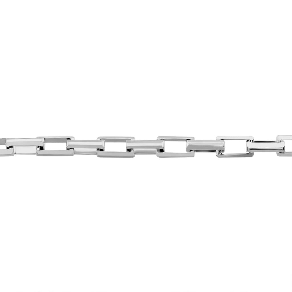 Bracciale Catena Gentleman Argento Rodiato - Bracciali Uomo | Stroili