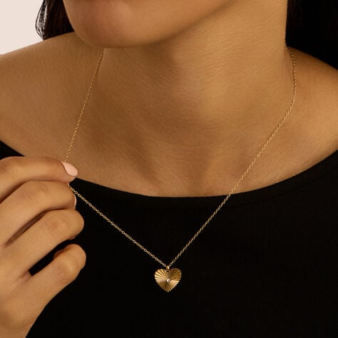 Collana Radiance Acciaio Dorato Cristallo - Collane Donna | Stroili