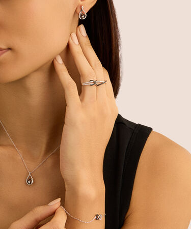 Anello Fantasia Silver Shine Argento Rodiato Cubic Zirconia
