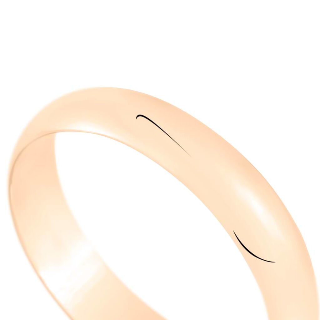 Fede Mantovana Leggera 5 mm Oro Rosa