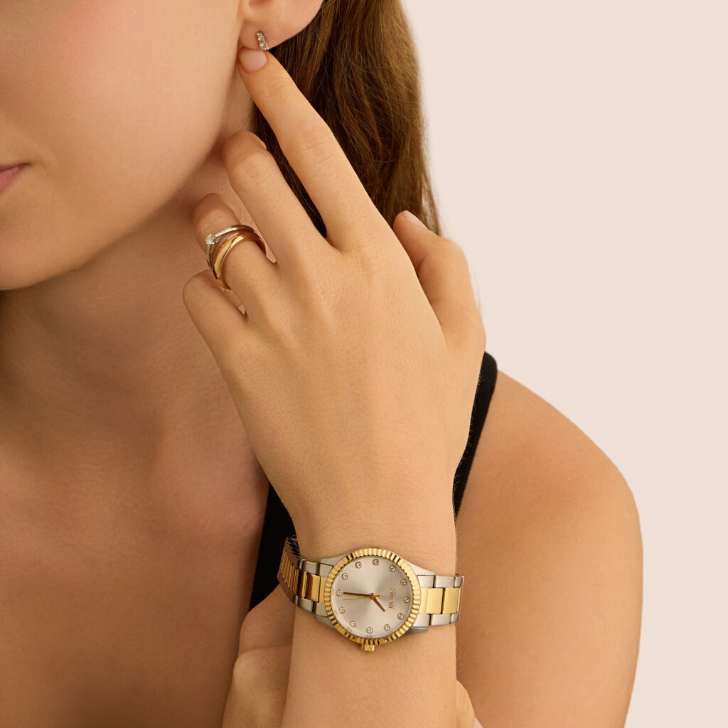 Orecchini Lobo Trilogy Grace Oro Bianco Diamante