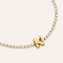 Bracciale Tennis Aura Acciaio Dorato Cubic Zirconia