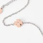 Bracciale Sunrise Acciaio Bicolore Bianco / Rosa Cristallo
