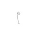Piercing Naso Bon Ton Oro Bianco Diamante - Piercing Naso Donna | Stroili