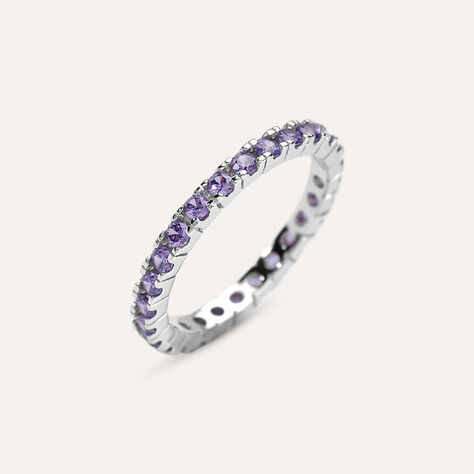 Anello Eternity Silver Rainbow Argento Rodiato Cubic Zirconia - Anelli Eternity Donna | Stroili