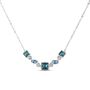 Collana Violet Ottone Cristallo