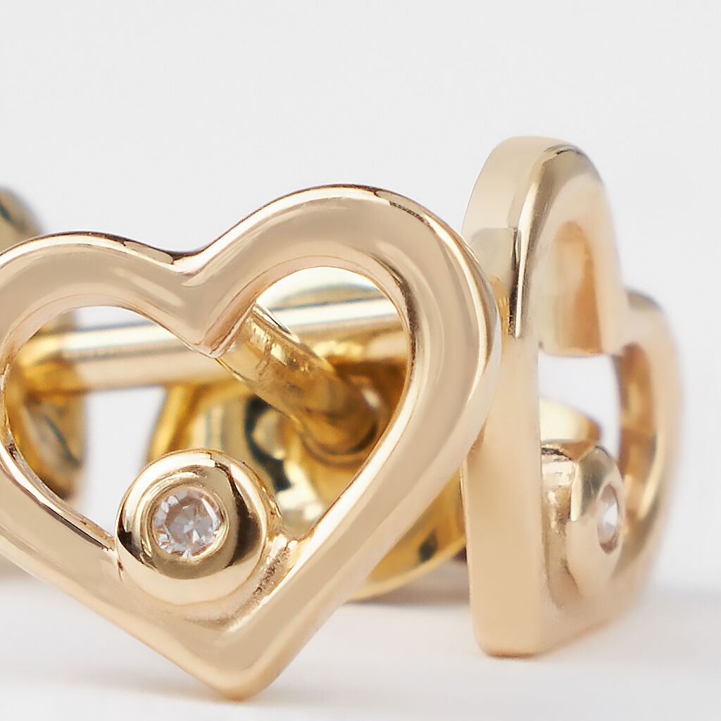 Orecchini Lobo Sophia Oro Giallo Diamante - Orecchini a Lobo Donna | Stroili