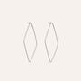Orecchini A Cerchio Silver Collection Argento Rodiato