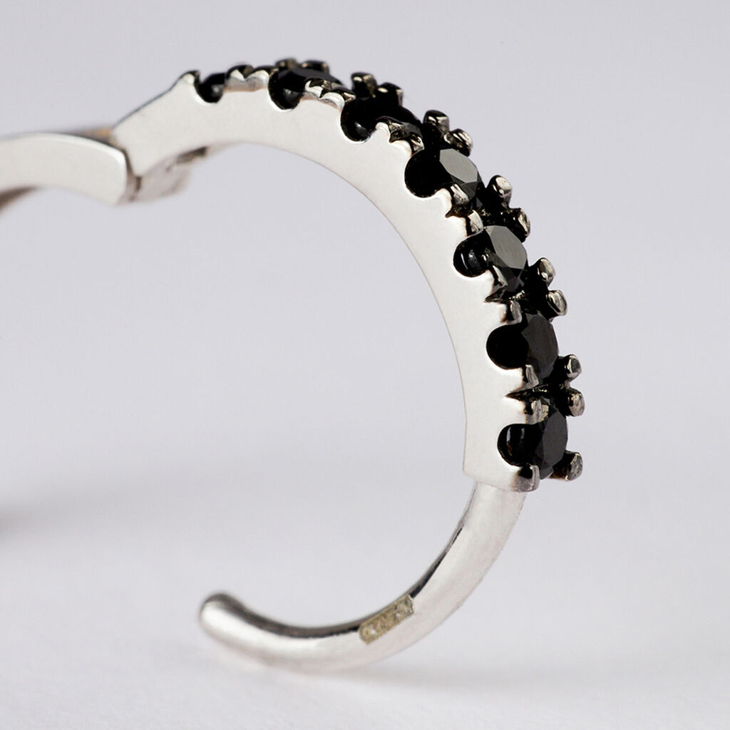 Mono Orecchino A Cerchio L'homme Or Oro Bianco Spinello