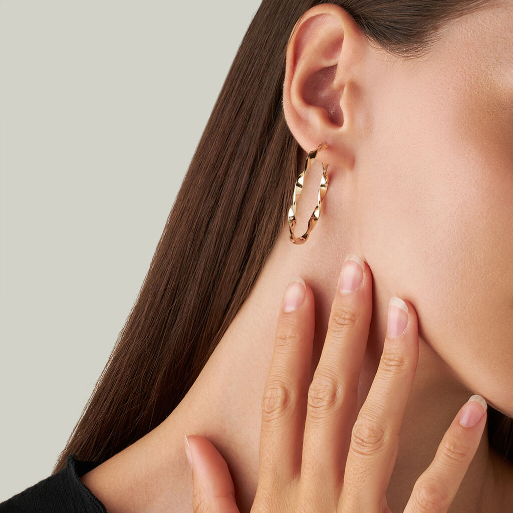 Orecchini A Cerchio Golden Dream Placcato Oro Giallo - Orecchini a Cerchio Donna | Stroili