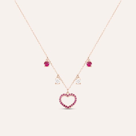 Collana Silver Rainbow Argento Rosa Cubic Zirconia - Collane Donna | Stroili