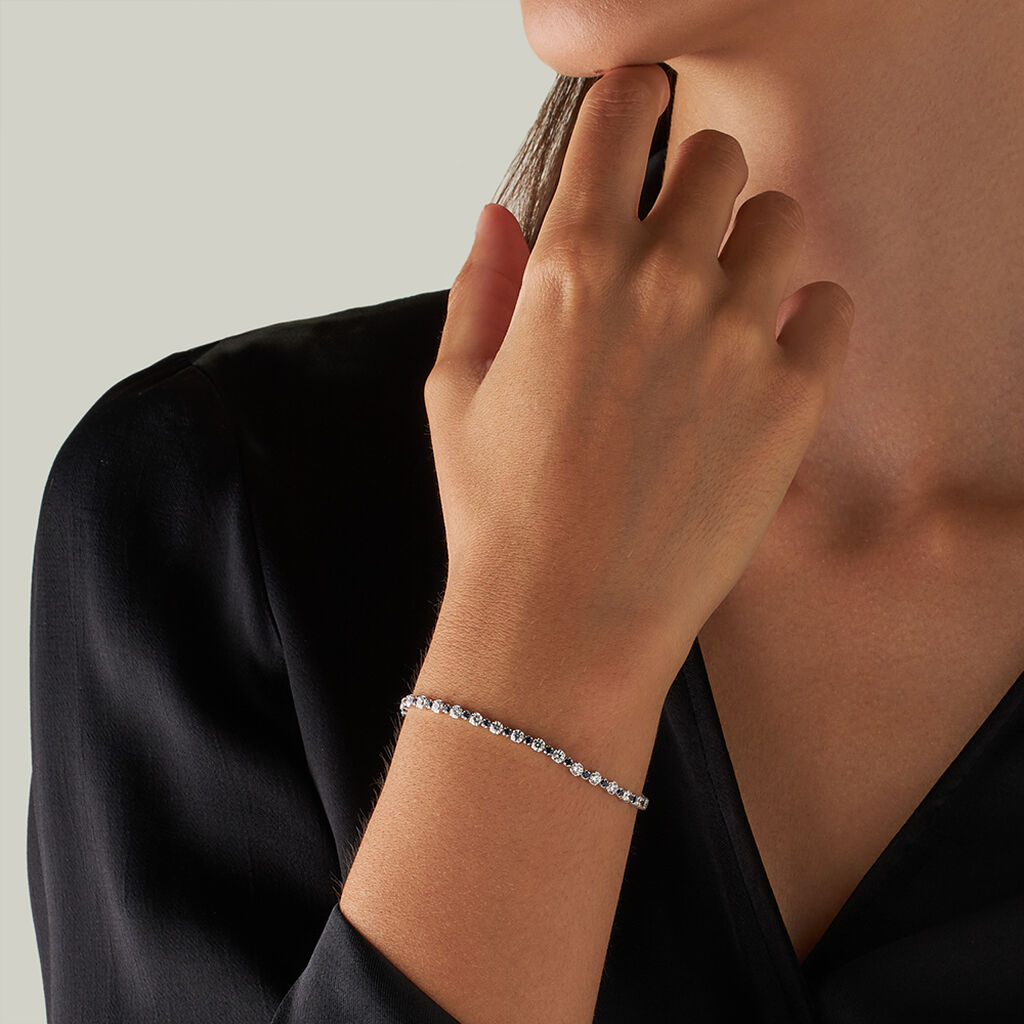Bracciale Tennis Silver Elegance Argento Rodiato Cubic Zirconia - Bracciali Donna | Stroili
